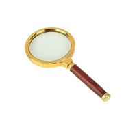 Magnifying Glass, 10X Handheld Reading Magnifier with Non-Slip Soft Rubber Handle Shatterproof Magnifying Mirror for seniors to Read Check Explore