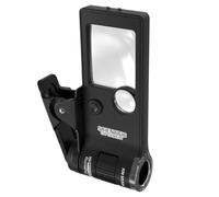 Magnifying Glass - 2.76x2.56x4.33 Inch Magnifying Glass | Illuminated Magnifying Lene, Portable Microscope with 10x-80x Zoom, LED Lighted Portable Microscope for Reading p