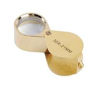 Magnifying Glass | 30 x Foldable Waterproof | Pocket Magnifying Glass | Small Pocket Magnification for Seniors | for Jewellery Collections