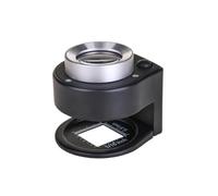 Magnifying Glass, 30X Desktop Loupe Magnifier with with LED and UV Light and Scale, Jewelers Loupe Inspection Tool for Gems, Watch, Coins, Stamps (Black)