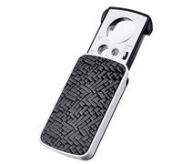 Magnifying Glass Eye Magnifying Glass Jewellers Slide Out Pocket Magnifier Magnifying Glass with LED Small Portable Loupe Magnifier Jewelry 30X 60X 90X Magnification with LED and UV Lights (Black)