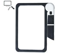 Magnifying Glass for Reading, 5X Handheld Reading Magnifying Glass with Light, 48 LEDs & 3 Color Modes Large Magnifier for Seniors Low Vision Books Small Print