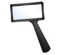 Magnifying Glass for Reading, Rectangle Large Viewing Area Handheld 10X Magnifying Glass Scratch Resistant Magnifier for Seniors Reading Observation Hobbies Repair