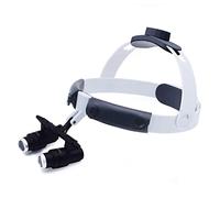 Magnifying Glass,Loupes Surgical Binocular Medical Head-Mounted Magnifier 420mm Working Distance Magnifying Glasses with Leather Headband,Suitable for Surgical, Jeweler or Hobby (Magnification:4.0x )
