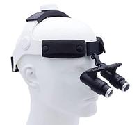 Magnifying Glass Magnifying Glass,Loupes Surgical Binocular Medical Head-mounted Magnifier 420mm Working Distance Magnifying Specs with Leather Headband,Suitable for Surgical, Jeweler or Hobby