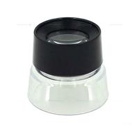 Magnifying Glass Optical Acrylic Cylinder for Close Work Inspection Science Insect Observation Students Teachers Kids 26mm Black