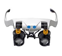 Magnifying Glass with Light, 2X to 23X Headband Magnifier with 5 Pairs Interchangeable Lens (2X 4X 6X 10X 13X), Magnifying Glasses for Hobbies Close Work Reading Jewelry Crafts Repair