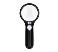 Magnifying Glass with Light Magnifying Glasses 2.5X 45X High Magnification LED Handheld Lighted Magnifier for Reading Jewellery Map Newspaper Stamp