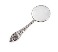 Magnifying Glass with Metal Handle, Handheld Desk Magnifier for Reading, Newspapers, and Small Print