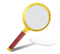 Magnifying Glasses - 80mm 10x Hand Held Magnifying Glass - Reading Magnifier for Scientific Research, Jewelry Appraisal