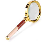 Magnifying Glasses Vision aids High-Definition High-Definition 10 Times Handheld Magnifying Glass for The Elderly Reading Children Students Reading Newspaper (Color : S) Stationery Office Supplies (Co
