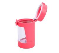 Magnifying Jar Portable Rechargeable Keep Humidity Tight Storage St Jars with LED Light Purple of Our Magnifying Jar the Lighting That Can Easily and (Rose Red)