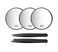 Magnifying Mirror 30x With Suction Cups, 3 Pcs Makeup mirror Travel Magnifying Mirror Suction Cup, Small Mag nifying Mir ror, Magn ifying M irror 40x, Ma gnifying Mirr or With Suc tion Cu ps