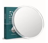 Magnifying Mirror with 3 Suction Cups 9 Inch (5X Magnification)