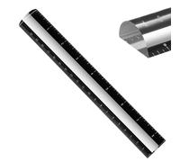 Magnifying Rule- 8.6 Inches Magnifying Ruler Bar | 2X Acrylic Quilting Aids With Scale For Book Bible Page Sheet Card Map Stamp Instruction Manual, 22x2.5cm Clear Loupe, 1pc