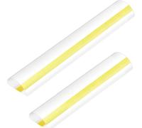 Magnifying Ruler Bar - Visual Enhancement Performance of Small Prints - 2 Piece Clear Acrylic Frame Design, Length 210mm + An Finish