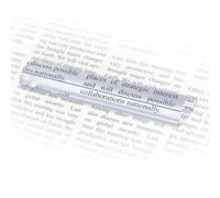 Magnifying Ruler with Blue Sliding Marker, Strip Shaped Line Magnifier, Acrylic Reading Magnifier for Books, Instructions, mahjong and Bible