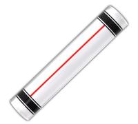 Magnifying Ruler with Guiding Line, Acrylic Reading Magnifier for Books Small Letters Bible Instruction Book Cross Stitch Patterns Card Games