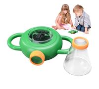 Magnifying Viewer, 19.5x13x10cm Children's Box Magnifying Glass Observer, Made Of ABS Material, Two-way Viewing, Including Observation Base, Spider Model, Observation Mirror