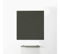 MagniPlan Magnetic Glass Wipe Board for Office, Meeting Room, Classroom, Home Office, Playroom and Bedroom - 600mm x 450mm - Grey