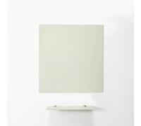 MagniPlan Magnetic Glass Wipe Board for Office, Meeting Room, Classroom, Home Office, Playroom and Bedroom - 600mm x 450mm - Ultra White