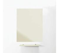 MagniPlan Magnetic Glass Wipe Board for Office, Meeting Room, Classroom, Home Office, Playroom and Bedroom - 900mm x 600mm - Ultra White