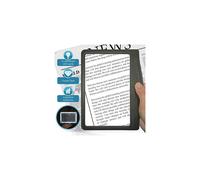 MagniPros 3X Large Ultra Bright LED Page Magnifier with 12 Anti-Glare Dimmable LEDs (Provide More Evenly Lit Viewing Area & Relieve Eye Strain)-I