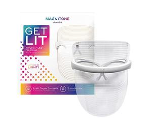 Magnitone Get Lit Tri Colour LED Face Mask, Blue & Yellow Light
