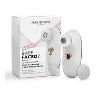 Magnitone London BareFaced 2 Vibra Sonic Face Cleansing and Massaging Brush - USB Rechargeable Electric Facial Brush, White