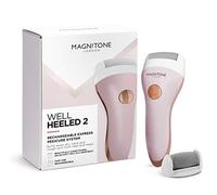 Magnitone Well Heeled 2 Rechargeable Express Pedicure System Electric Hard Skin Remover, Pink, 1 count
