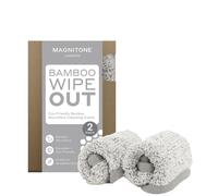 MAGNITONE WipeOut 100% Microfibre Bamboo Cleansing Cloths 2 Pack