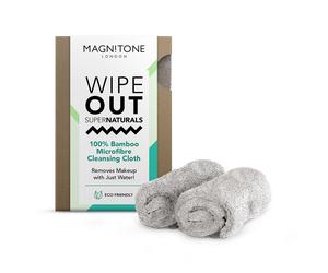 Magnitone WipeOut SuperNaturals Bamboo Microfibre Make-Up Cleansing Cloths