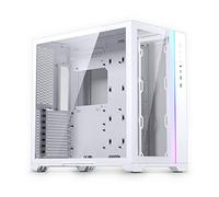 Magniumgear Neo Qube 2, Dual Chamber ATX Mid-tower,Digital-RGB Lighting, Tempered Glass Panels, White
