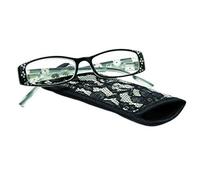 Magnivision Foster Grant Tilly Reading Glasses, Strength Plus 3.00, Black