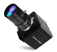 Magnolia High Speed 800P 120fps 480P 210fps USB Camera Global Shutter Monochrome HD Webcam with 5-50mm Telephoto Lens, 10X Manual Zoom Golf Swing Webcamera for Raspberry Pi Windows Mac