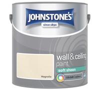 Magnolia Johnstone’s Wall & Ceiling Soft Sheen Paint 2.5L - Subtle Sheen Finish, Durable & Washable, Quick Dry, Low Odour Interior Paint for Walls & Ceilings