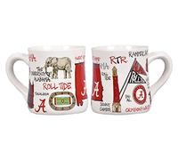 Magnolia Lane NCAA University of Alabama Crimson Tide Icon Ceramic Mug, One Size