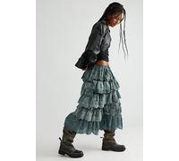 Magnolia Pearl Eyelet Ruffle Duchess Bloomers at Free People in Blue - female