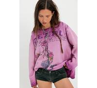 Magnolia Pearl Mermaid Love Letters Pullover at Free People in Purple Pattern - female