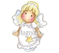 Magnolia Sweet Dreams Christmas Cling Stamp, 6.5 by 3.5-Inch, Halo Tilda