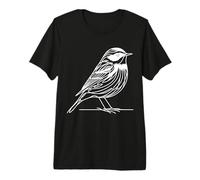 Magnolia Warbler Line Art Birdwatcher Premium T-Shirt