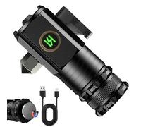 Magnolight,Magnolight Flashlight, Mini Magnetic Flashlight, Rechargeable Mini Flashlight with Magnet, 5 Modes Portable LED Mini Flashlight, LED Torch Rechargeable for Hiking Camping Outdoor (B)