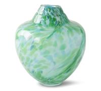 Magnor Unique crystal glass sculpture medium 24 cm Green