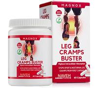 MAGNOX® Buster | Patented Clinically Tested 380mg Magnesium Supplement for Spasms & Leg Cramps at Night | One Capsule a Day for Almost Full Dosage | 3X More Absorption | Dead Sea Minerals (60 Caps)