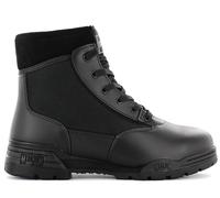MAGNUM Classic Mid Men Tactical Boots M800281-021 Black Leather Mesh