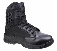 Magnum Mens Strike Force 8.0 Waterproof Uniform boots Black HRO SRC Leather