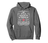 Magnum Name Its A Magnum Thing You Wouldn't Understand Pullover Hoodie, Adult Unisex, Asphalt Grey, Large