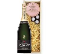 Magnum of Lanson Le Black Creation Brut, Champagne And Pink Marc De Charbonnel Truffles Magnum Box 150cl 12.5% abv