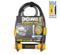 Magnum Onguard 8012 Shackle Lock & Cable Silver Sold Secure Bike D U Lock