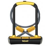 Magnum ONGUARD Pitbull DT Shackle High Security Bicycle Cycling U-Lock with 4' Flex Cable LK8005